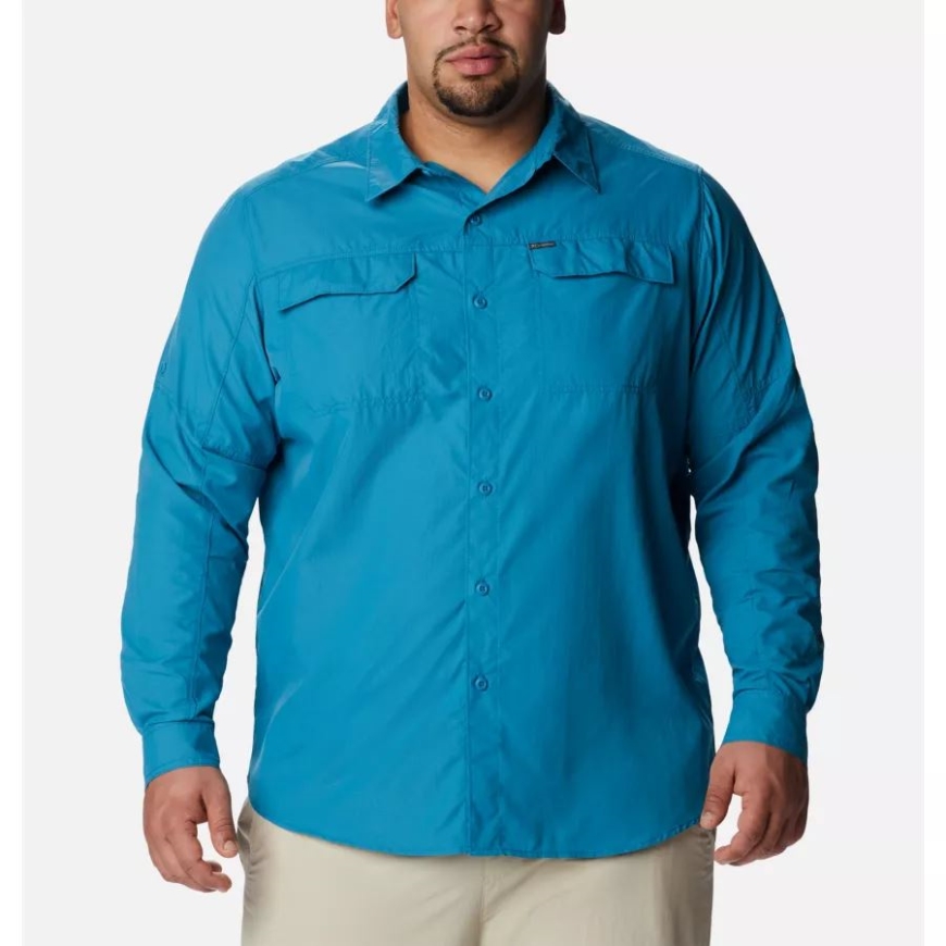 メンズ シルバーリッジ 2.0 ロングスリーブ シャツ ビッグ ディープ マリン コロンビア