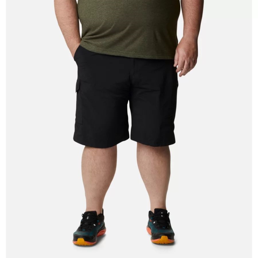 メンズシルバーリッジカーゴショーツビッグコロンビアブラック