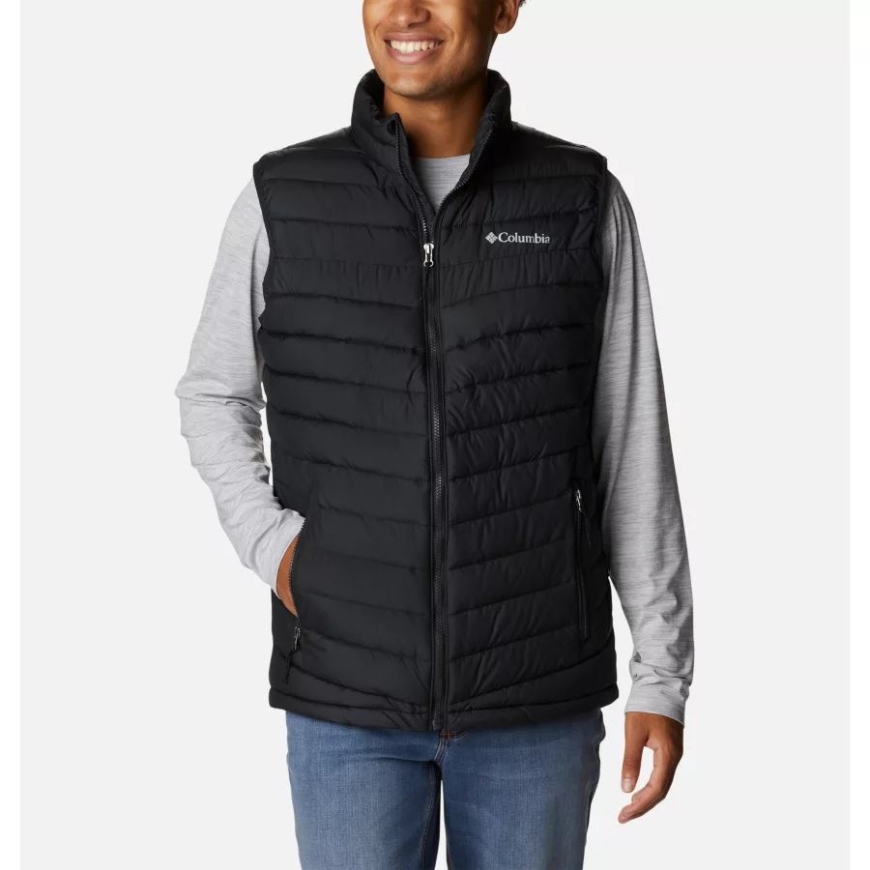 メンズ スロープ エッジ ベスト コロンビア ブラック