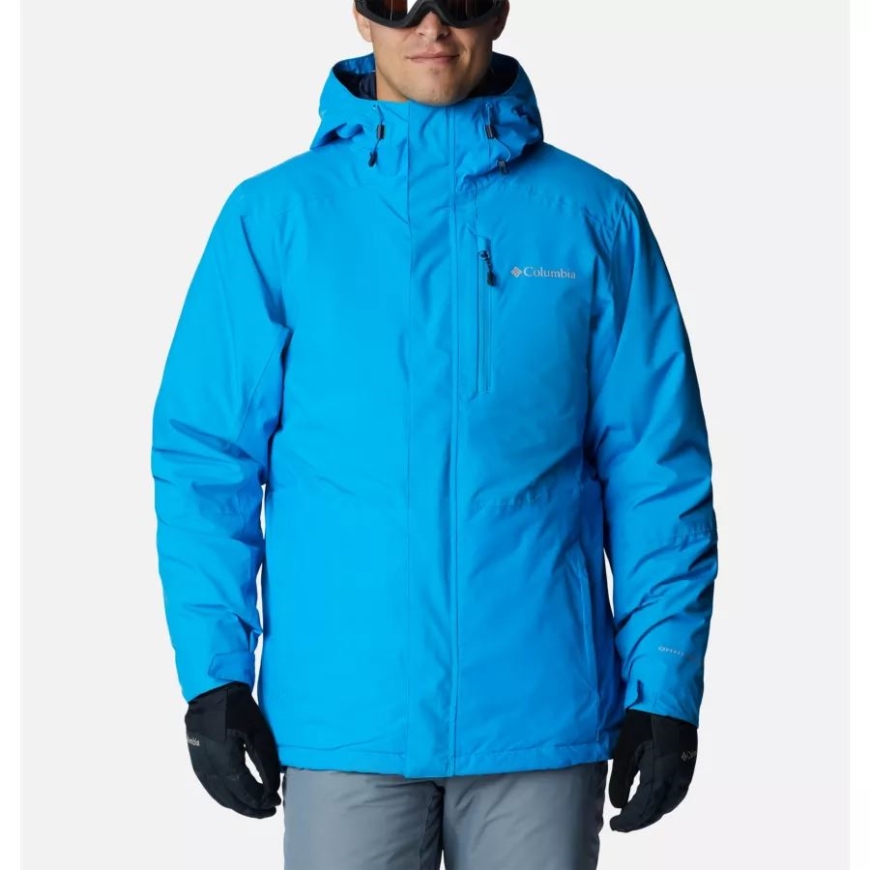 メンズスノーグライドインターチェンジジャケットコロンビアコンパスブルー