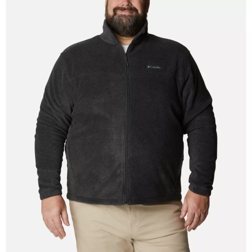 メンズ スティーンズ マウンテン 2.0 フルジップ フリース ジャケット ビッグ コロンビア チャコール ヘザー