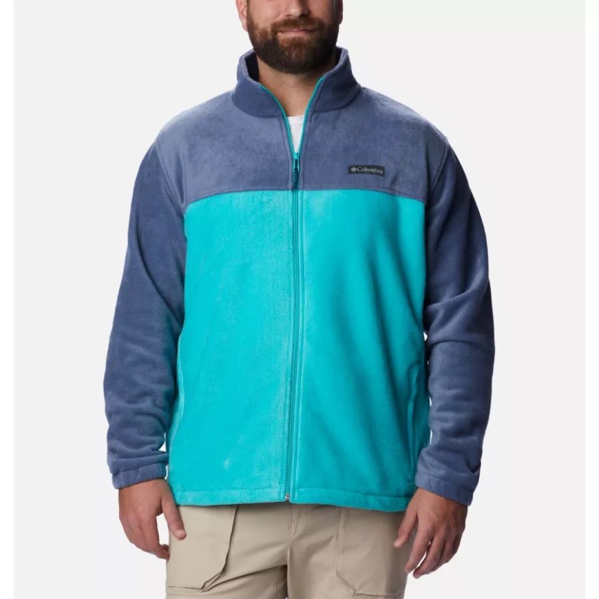 メンズ スティーンズ マウンテン 2.0 フルジップ フリース ジャケット ビッグ コロンビア ダーク マウンテン/ブライト アクア
