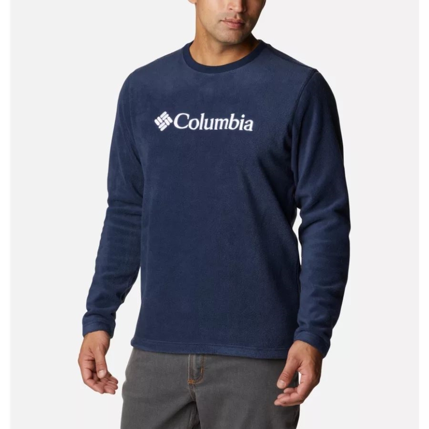 メンズ スティーンズ マウンテン クルー フリース シャツ カレッジネイビー コロンビア