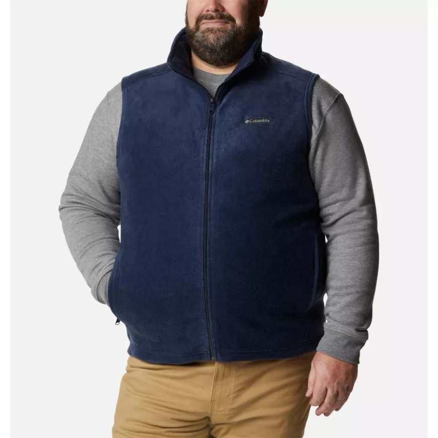 メンズ スティーンズ マウンテン フリース ベスト ビッグ カレッジネイビー コロンビア