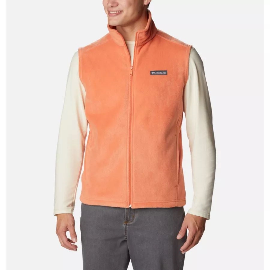 メンズ スティーンズ マウンテン フリース ベスト コロンビア デザート オレンジ
