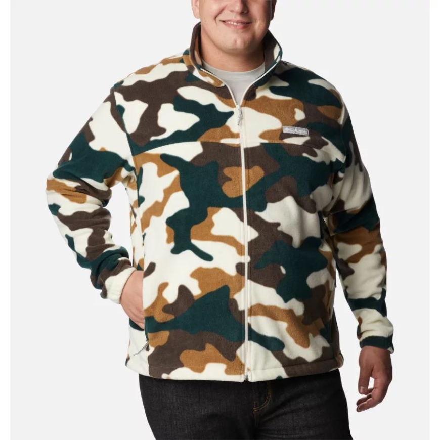 メンズ スティーンズ マウンテン プリント ジャケット ビッグ チョーク モッズ カモ コロンビア