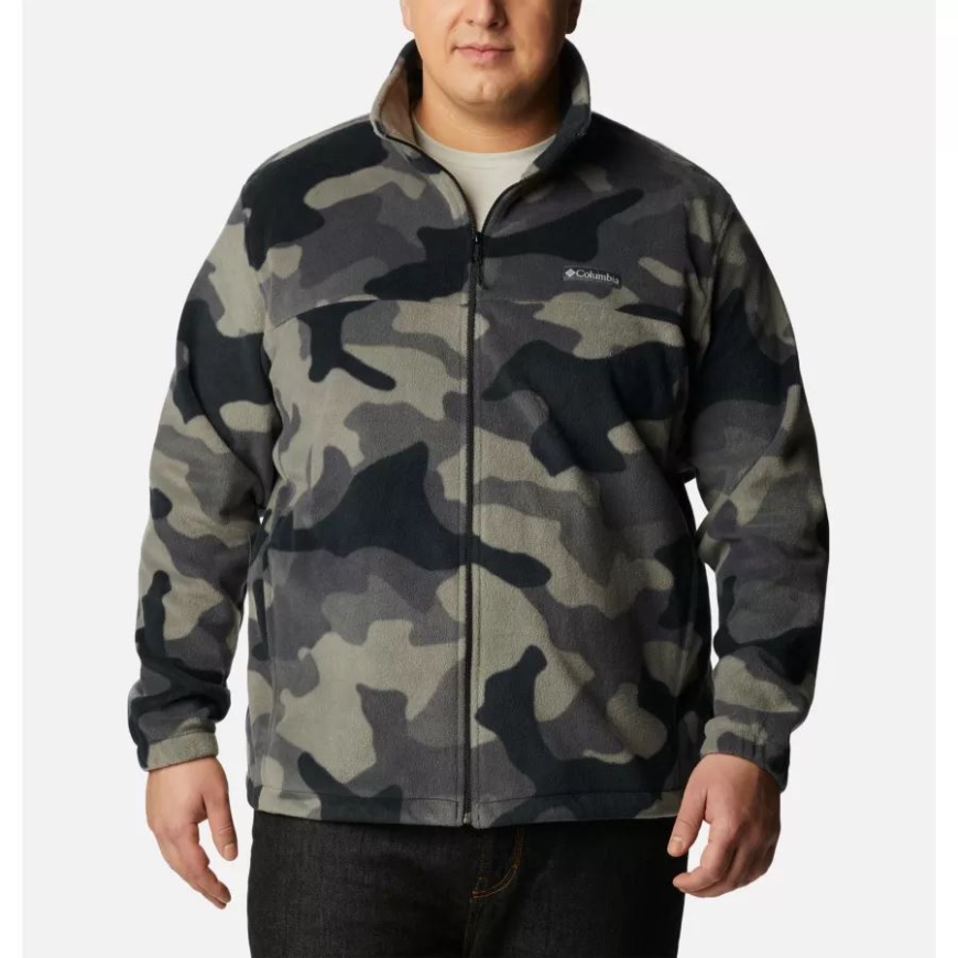 メンズ スティーンズ マウンテン プリント ジャケット ビッグ コロンビア ブラック モッズ カモ