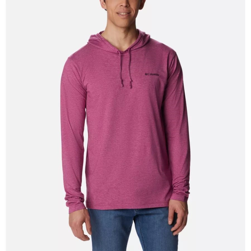 メンズ サン トレック テクニカル フーディー コロンビア レッド オニオン ヘザー