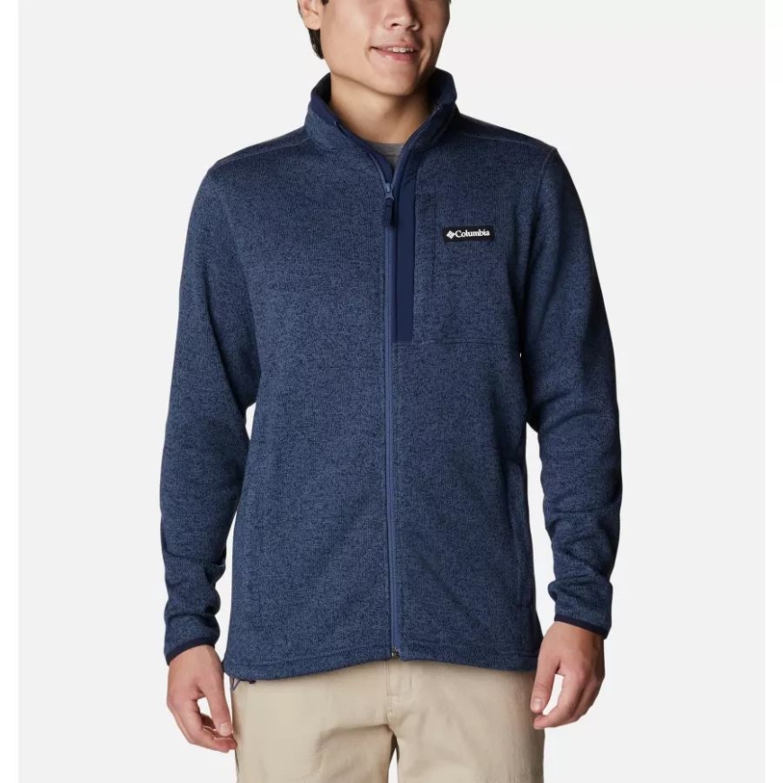 メンズ セーター ウェザー フリース フルジップ コロンビア ダーク マウンテン ヘザー