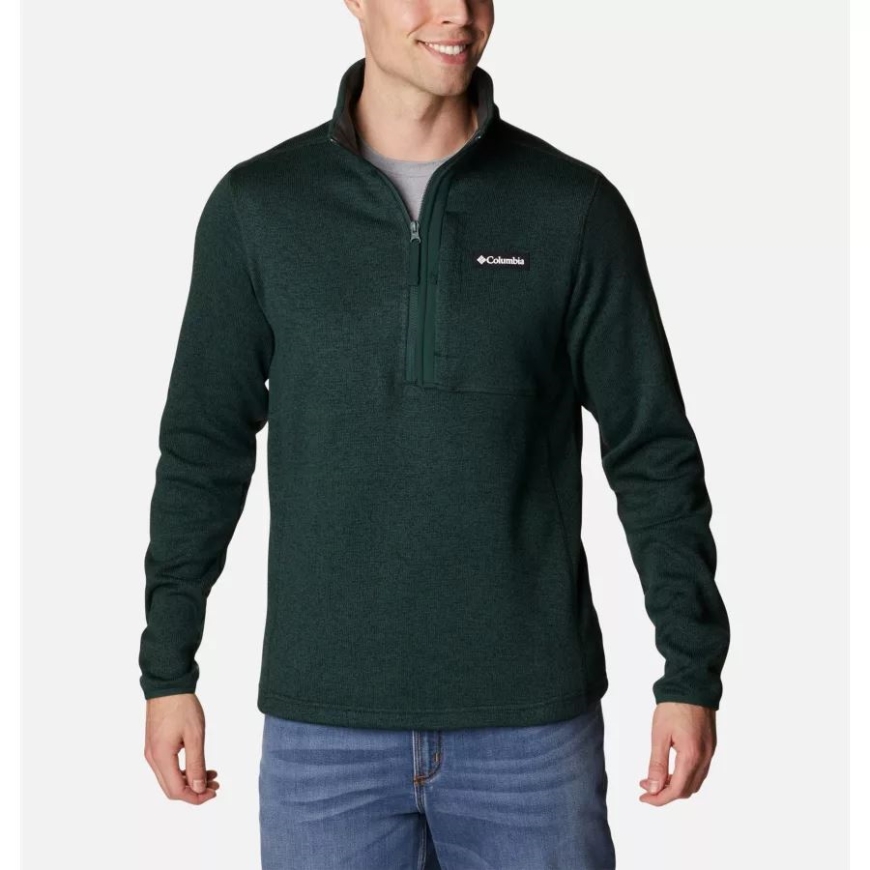メンズ セーター ウェザー ハーフジップ フリース コロンビア スプルース 杢/スプルース