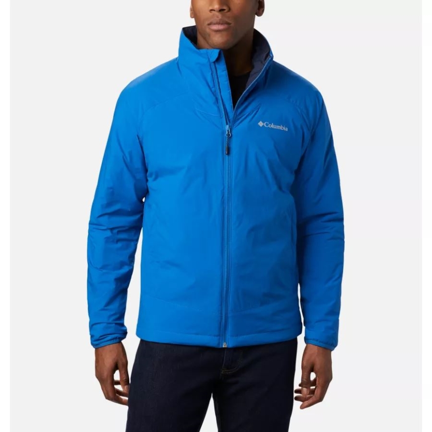 メンズ タンデム トレイル ジャケット ブライト インディゴ コロンビア