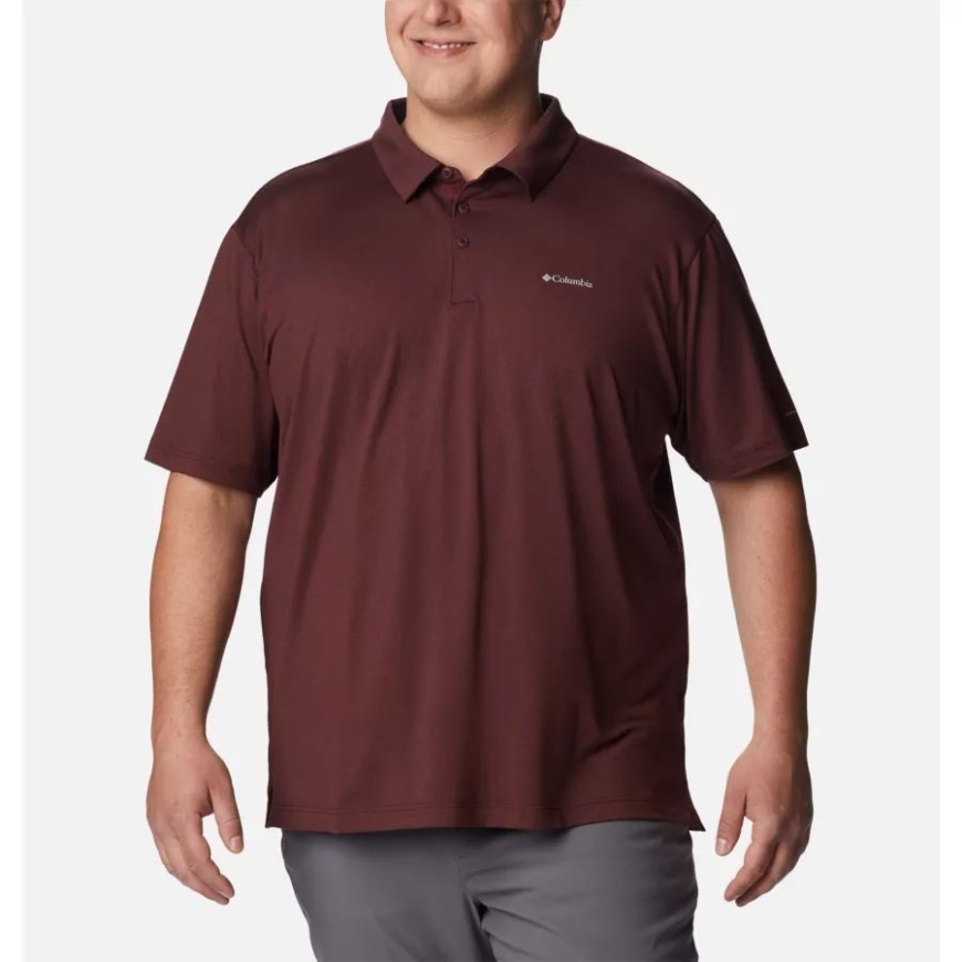 メンズ テック トレイル ポロ ビッグ コロンビア エルダーベリー