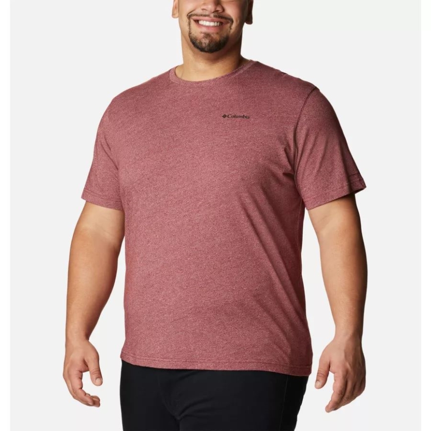 メンズ シスルタウン ヒルズ ショート スリーブ シャツ ビッグ コロンビア レッド ジャスパー ヘザー