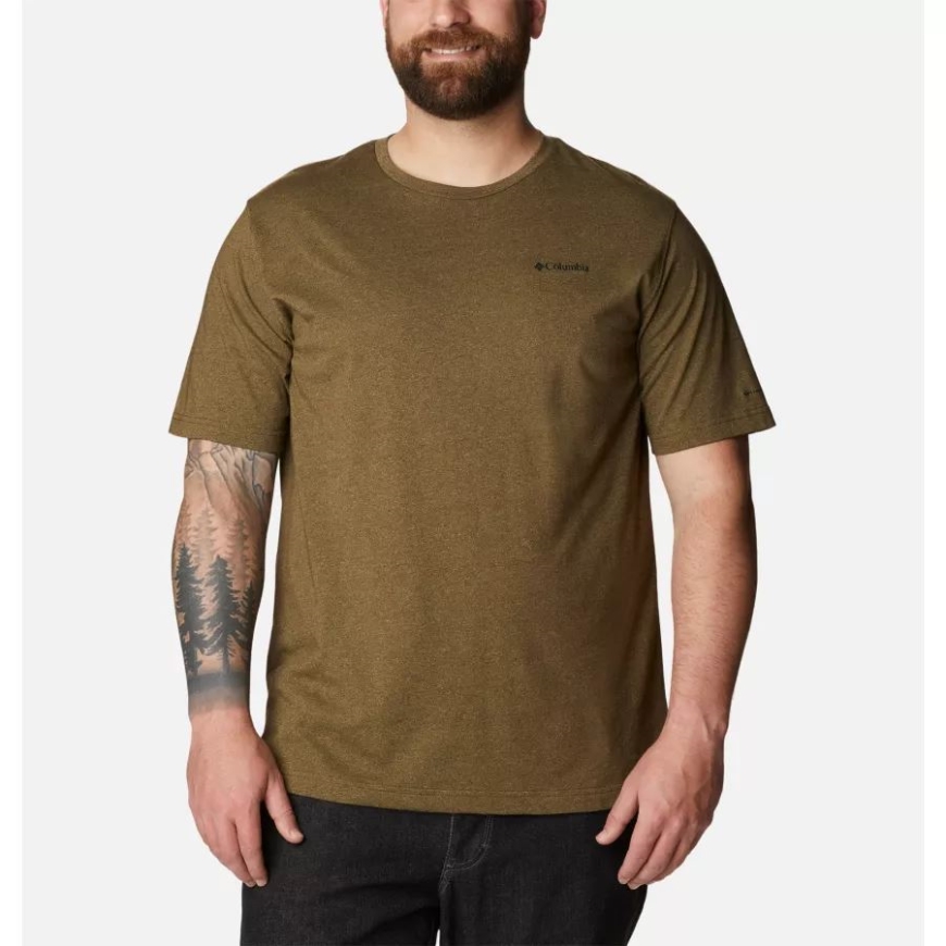 メンズ シスルタウン ヒルズ ショート スリーブ シャツ ビッグ オリーブ グリーン/セイボリー コロンビア