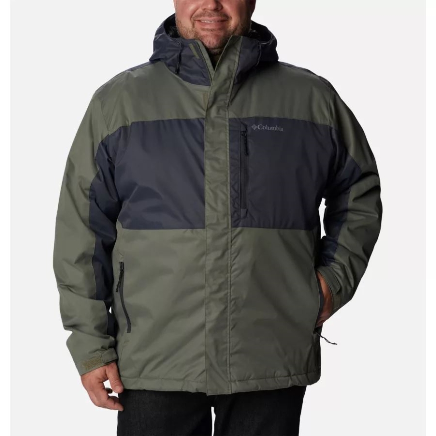 メンズ ティプトン ピーク II インサレーテッド ジャケット ビッグ コロンビア ストーン グリーン/シャーク