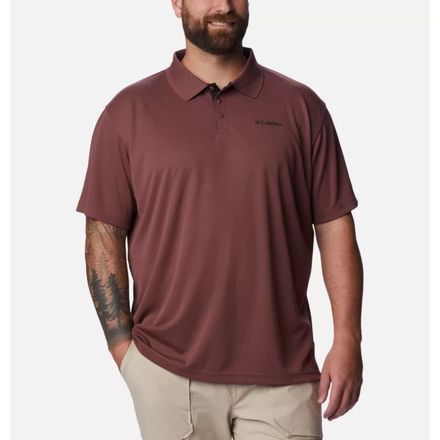 メンズ ポロシャツ ビッグ ライト レーズン コロンビア