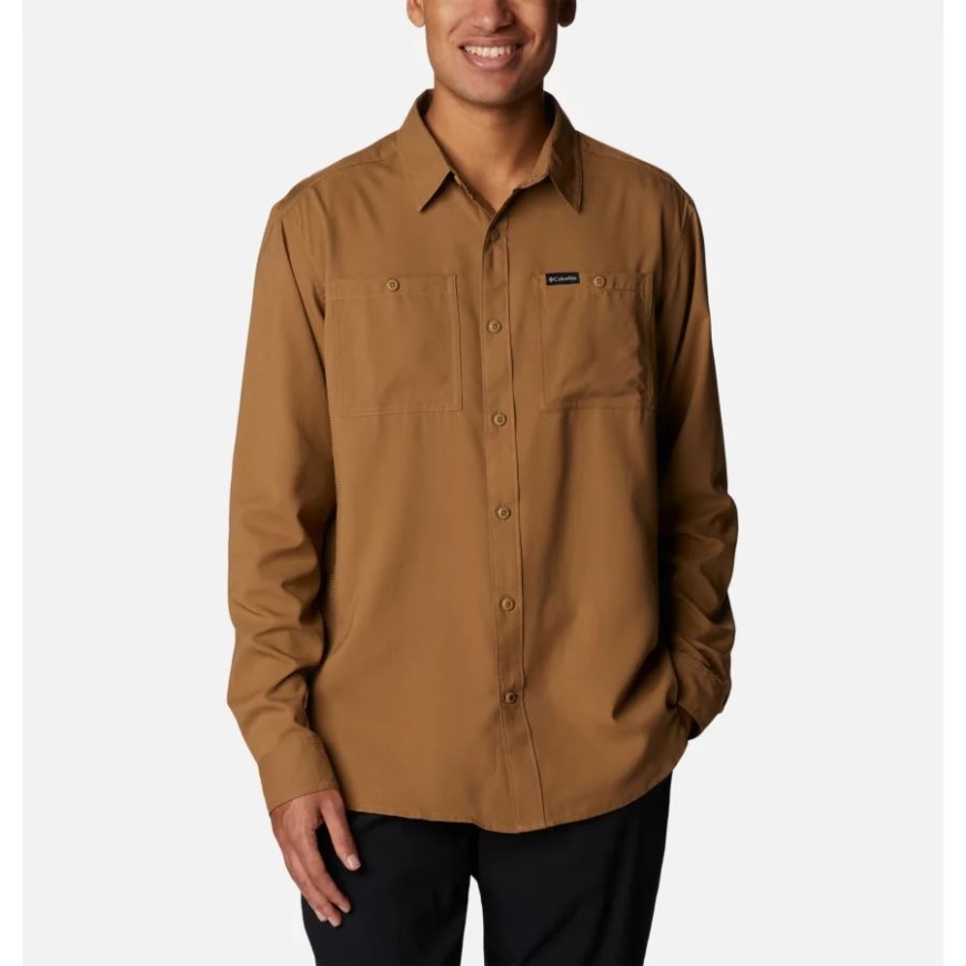 メンズ ユーバー ウーブン ロングスリーブ デルタ コロンビア