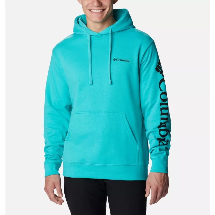 メンズ Viewmont Ii スリーブ グラフィック パーカー ブライト アクア コロンビア