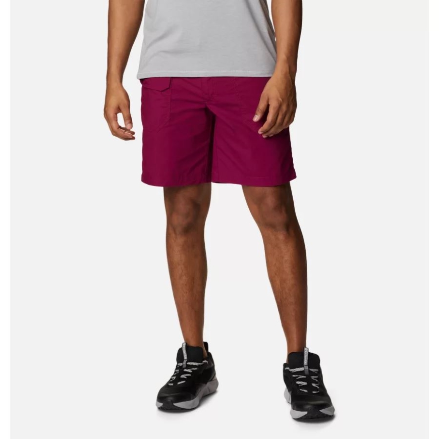 メンズウォッシュアウトカーゴショーツレッドオニオンコロンビア