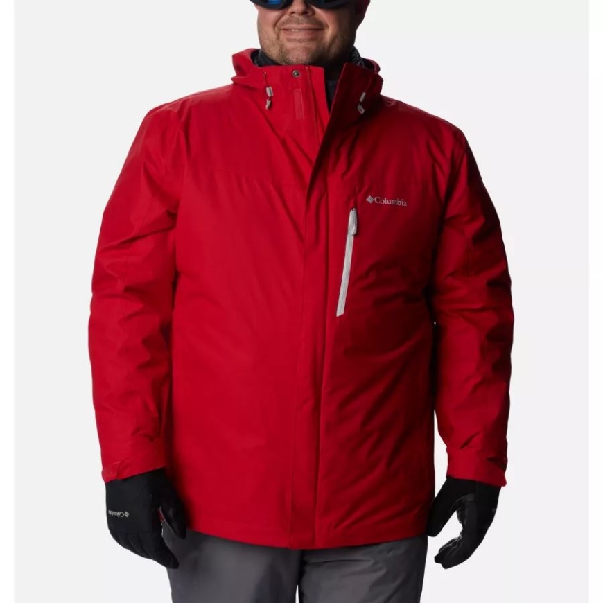 メンズ Whirlibird Iv インターチェンジ ジャケット ビッグ コロンビア マウンテン レッド