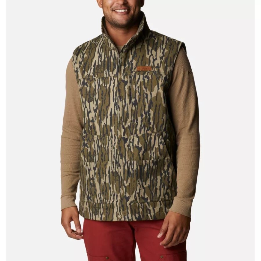 モス オーク ボトムランド メンズ Phg ラフテイル ワーク ベスト コロンビア