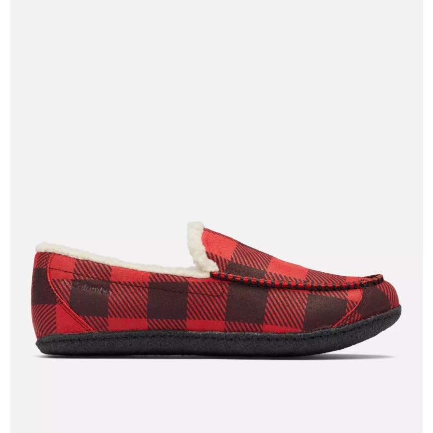 マウンテン レッド/ブラック コロンビア メンズ フェアヘイブン スリッパ