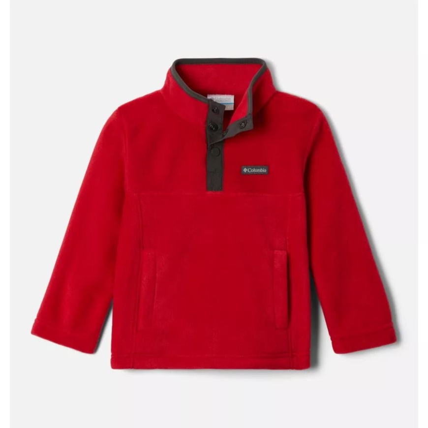 マウンテン レッド 幼児 スティーンズ Mtn クォーター スナップ フリース プルオーバー コロンビア