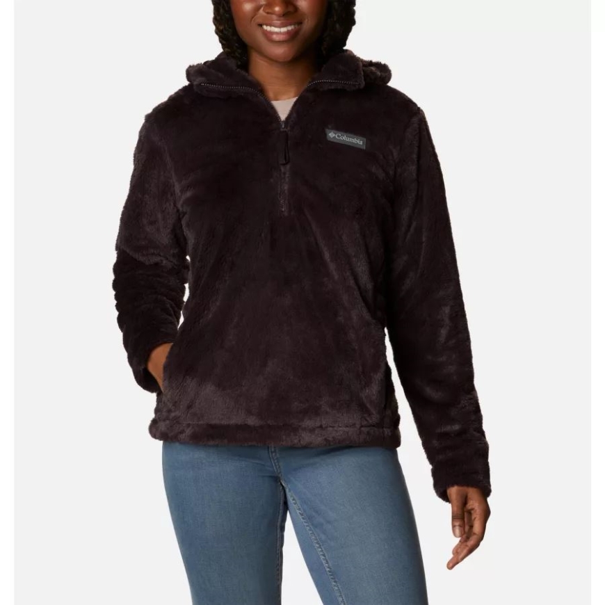 New Cinder Columbia レディース バンドルアップ シェルパ フード付きプルオーバー