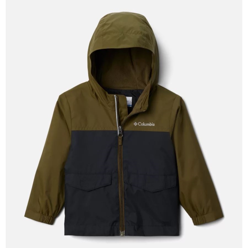 新品 オリーブ/ブラック コロンビア ボーイズ トドラー レインジラ ジャケット