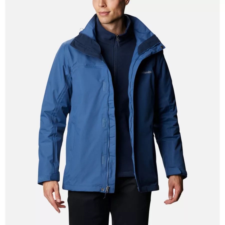 ナイトタイド/カレッジネイビー コロンビア メンズ ミッションエア 3-in-1 インターチェンジ ジャケット エクステサイズ