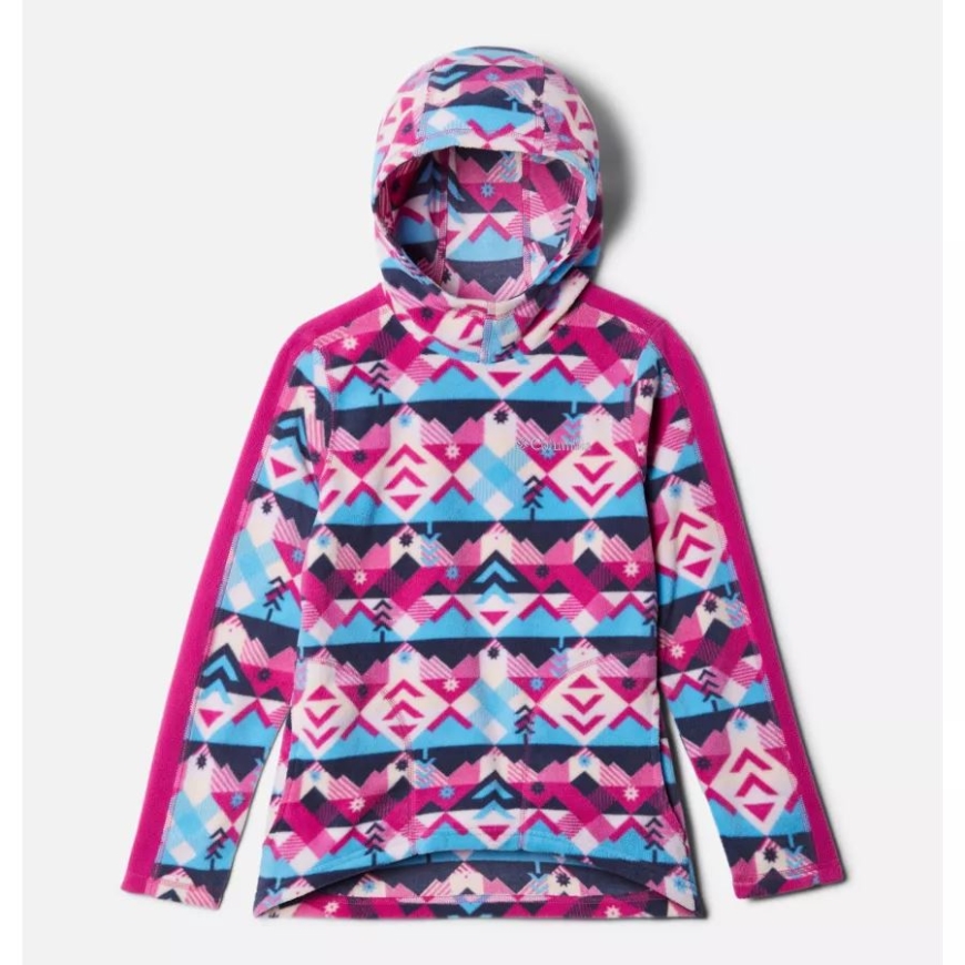 ノクターナル チェックポイント/ワイルド フクシア ガールズ グレイシャル パーカー コロンビア