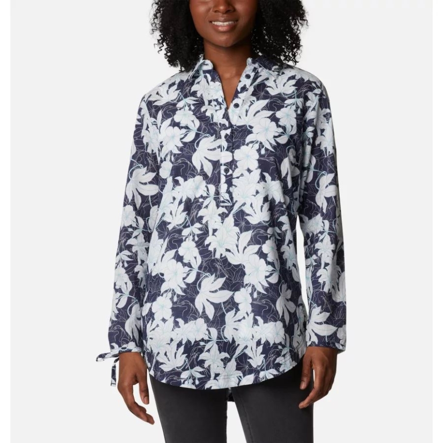 夜行性湖岸花コロンビア女性キャンプ ヘンリー 2 世チュニック