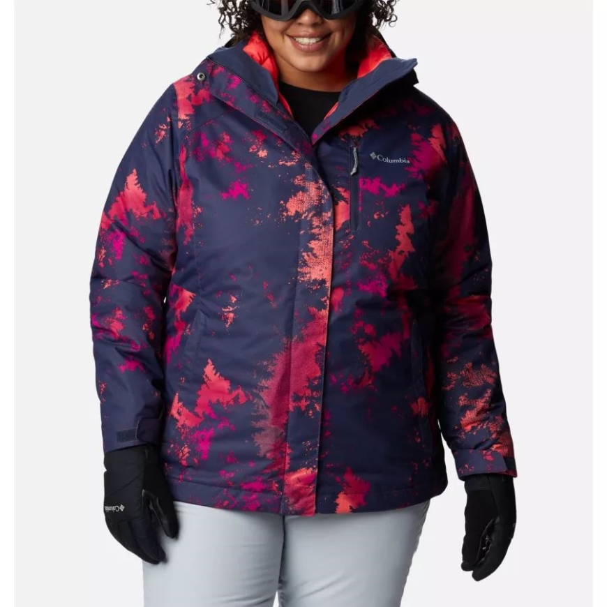 ノクターナル ルックアップ プリント レディース Whirlibird Iv インターチェンジ ジャケット プラスサイズ コロンビア