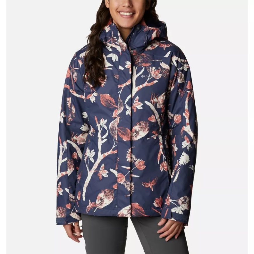 ノクターナル トピアリー プリント コロンビア レディース トンネル フォールズ インターチェンジ ジャケット