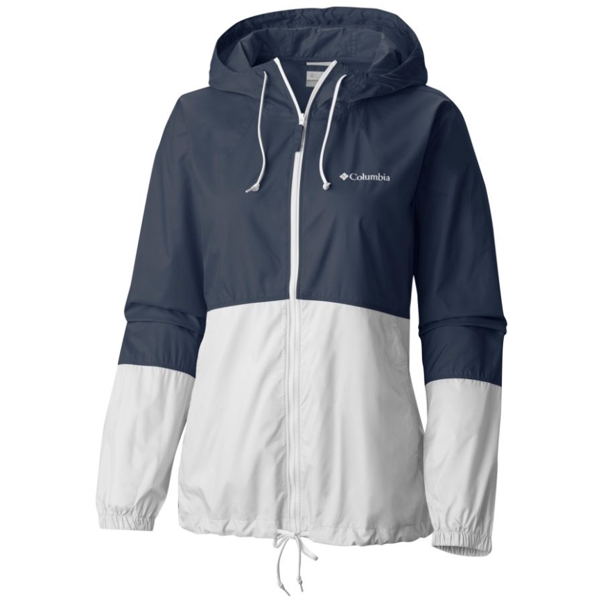 夜行性/ホワイト コロンビア ウィメンズ フラッシュ フォワード ウインドブレーカー ジャケット