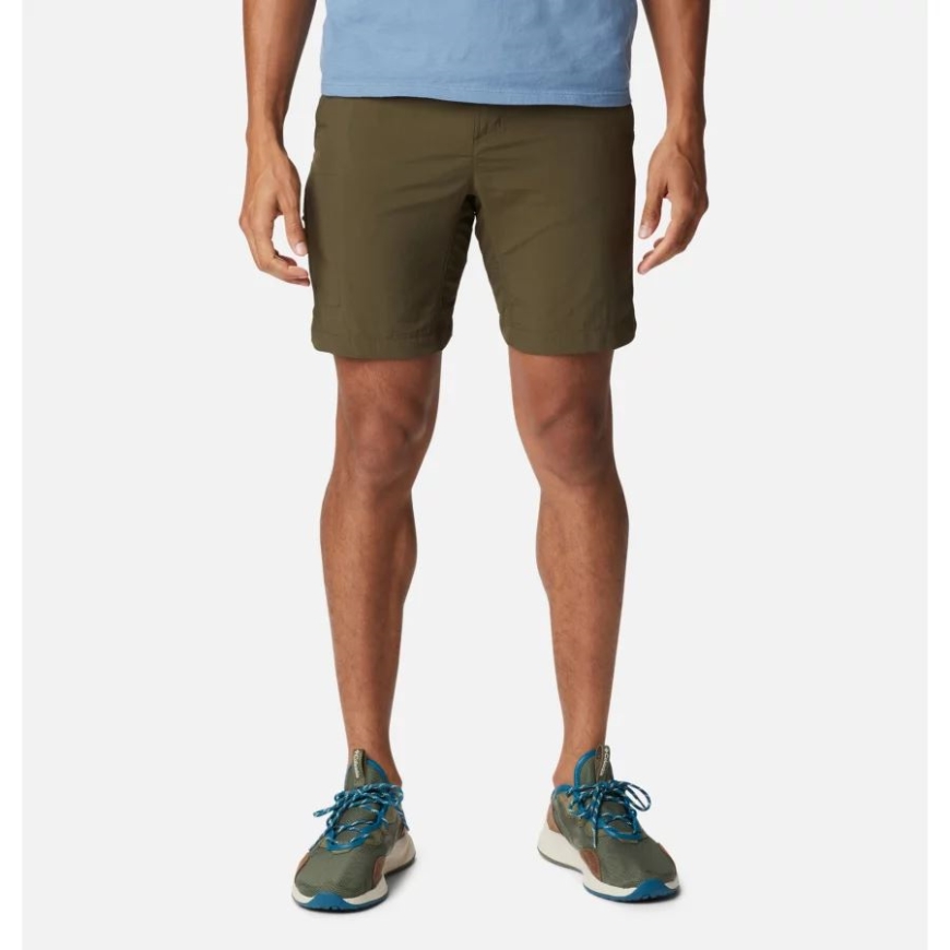 オリーブグリーンメンズシルバーリッジIIショーツコロンビア
