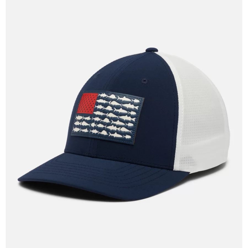 Pfg フィッシュ フラッグ シグネチャー 110 ハイ クラウン コロンビア カレッジエイト ネイビー/レッド スパーク