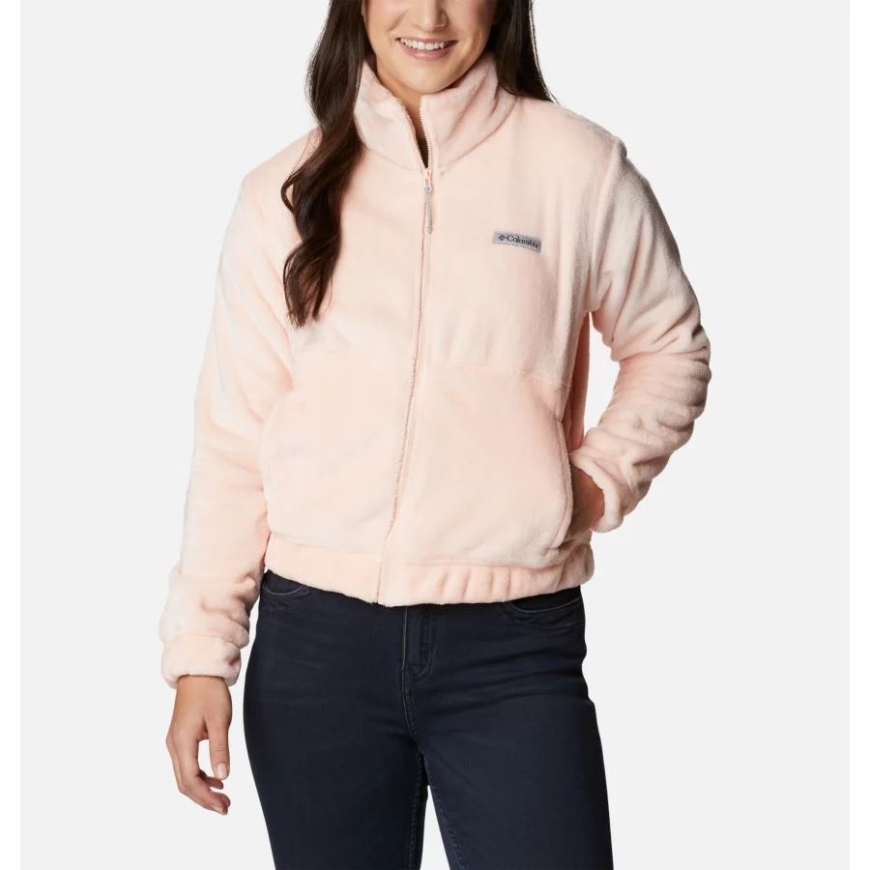 ピーチ ブロッサム コロンビア ブランド レディース ファイヤーサイド フルジップ ジャケット