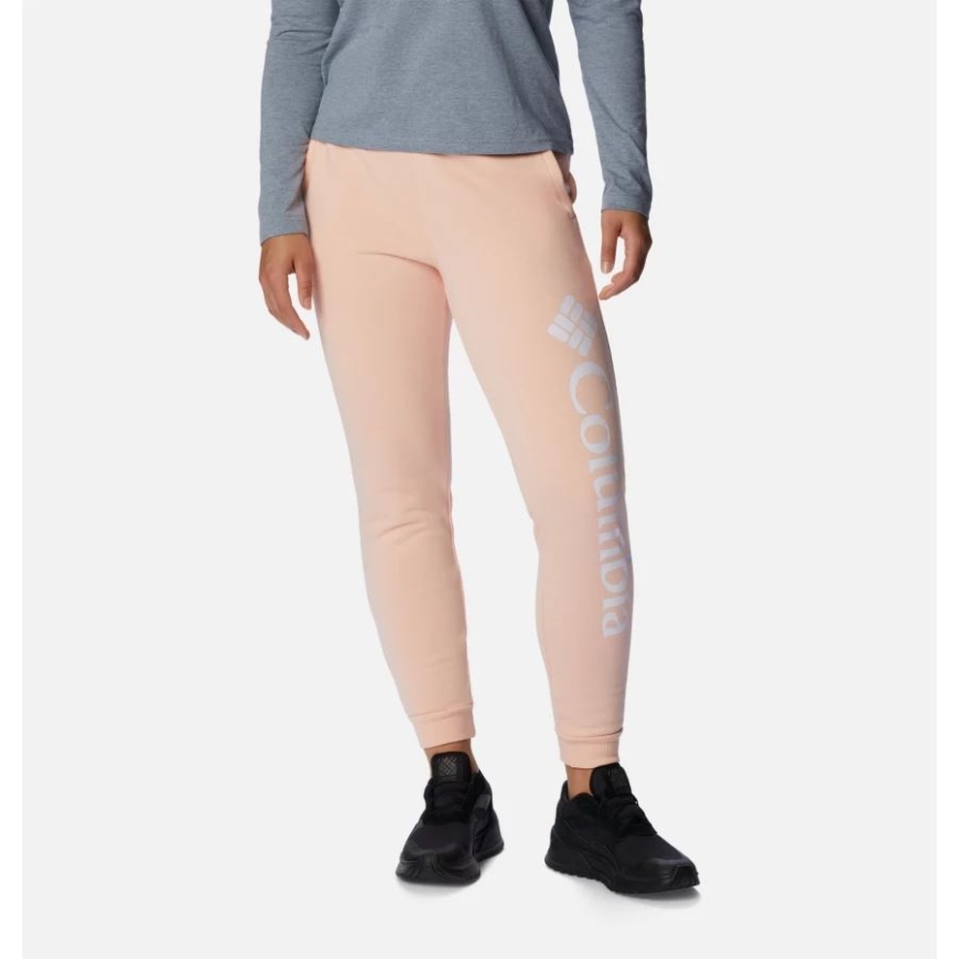 ピーチ ブロッサム コロンビア レディース コロンビア ロゴ フリース ジョガー