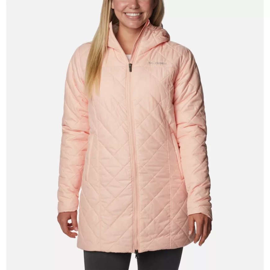 ピーチ ブロッサム コロンビア レディース カッパー クレスト ロング ジャケット