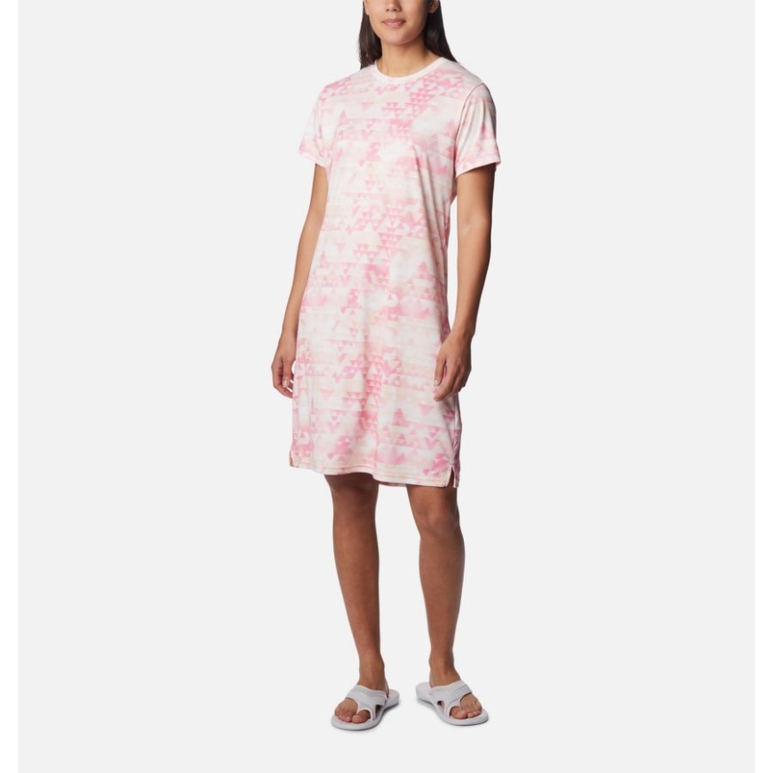 ピーチ ブロッサム/ディスタント ピークス レディース フォーク ストリーム ドレス コロンビア