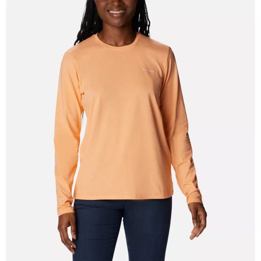 ピーチヘザーコロンビアレディースサントレックロングスリーブTシャツ