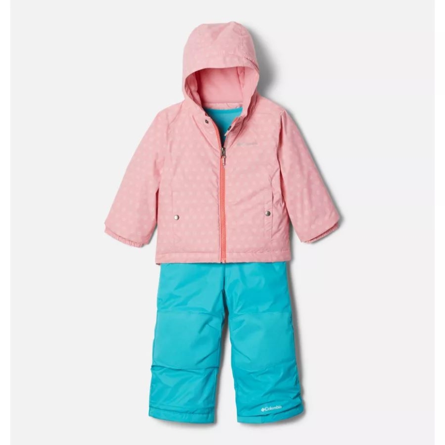 ピンクの蘭, スノーデイズ, コロンビア, 幼児, 冷ややかな斜面, 雪のセット