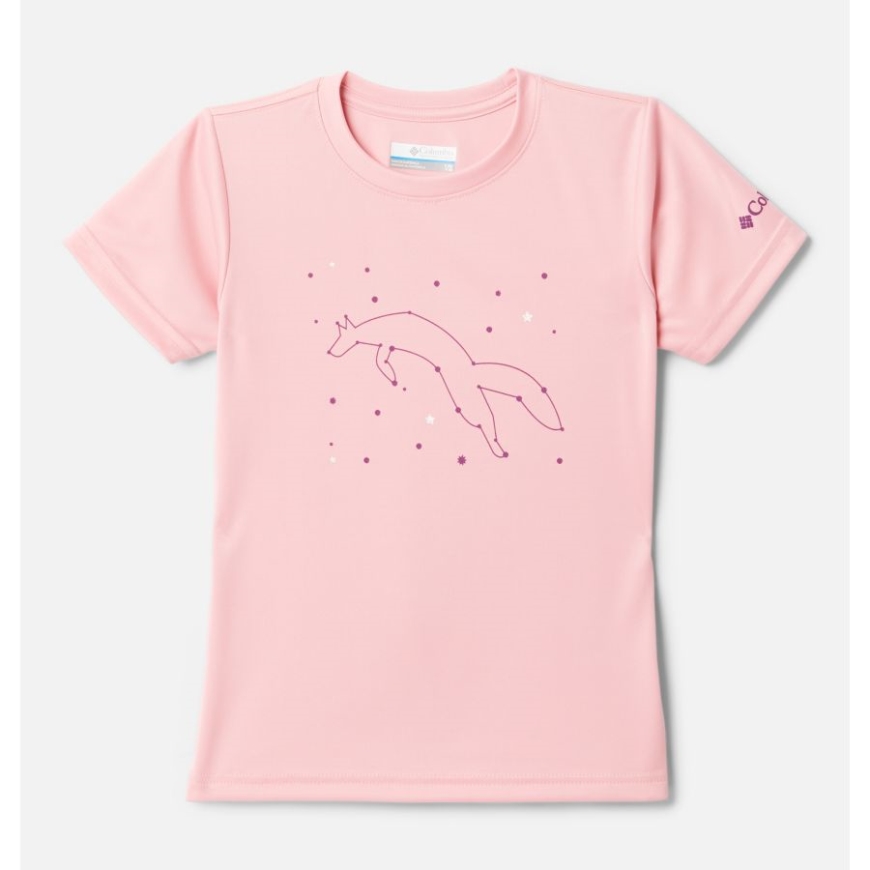 ピンク オーキッド スタークロス フォクシー ガールズ フォーマイル クリーク グラフィック Tシャツ コロンビア