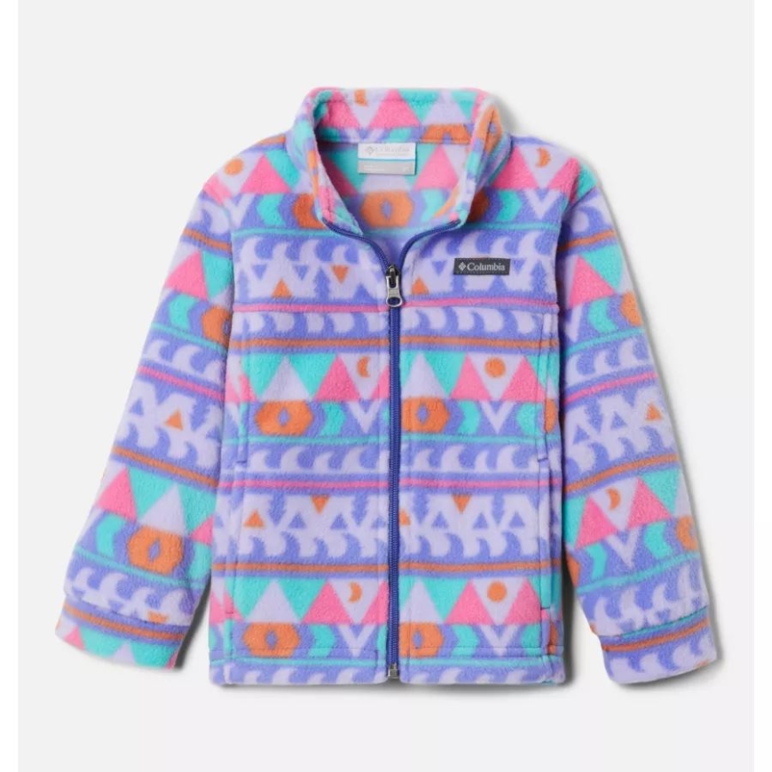 パープル ロータス キャンプ ブランケット 男の子 幼児 Zing Iii フリース ジャケット コロンビア