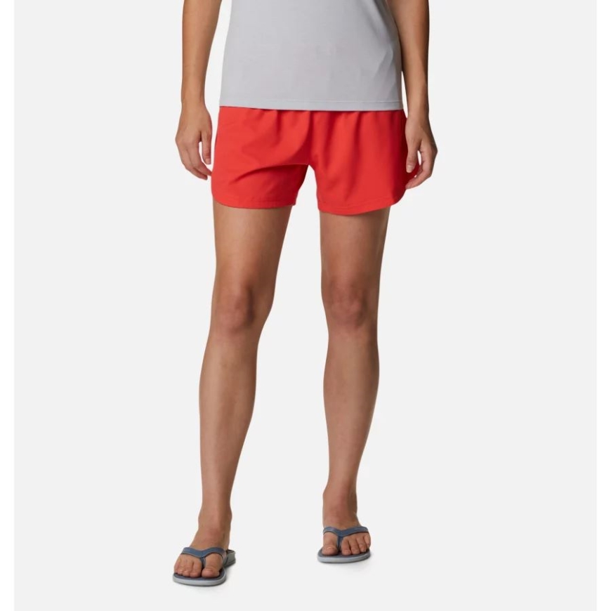 レッド ハイビスカス コロンビア レディース Pfg タミアミ プルオン ショーツ