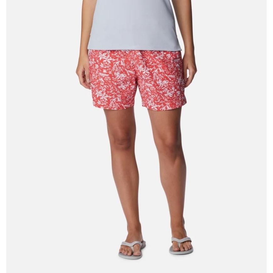 レッド ハイビスカス コナ レディース Pfg スーパー バックキャスト ウォーター ショーツ コロンビア