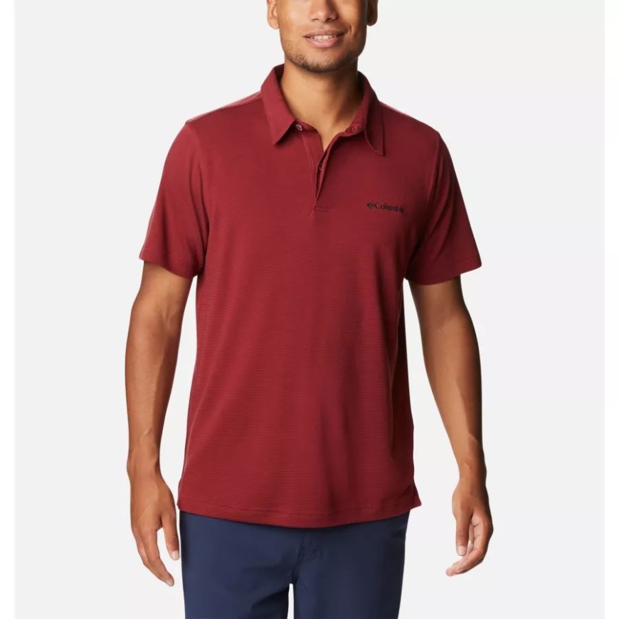 レッド ジャスパー コロンビア メンズ サン リッジ II ポロ