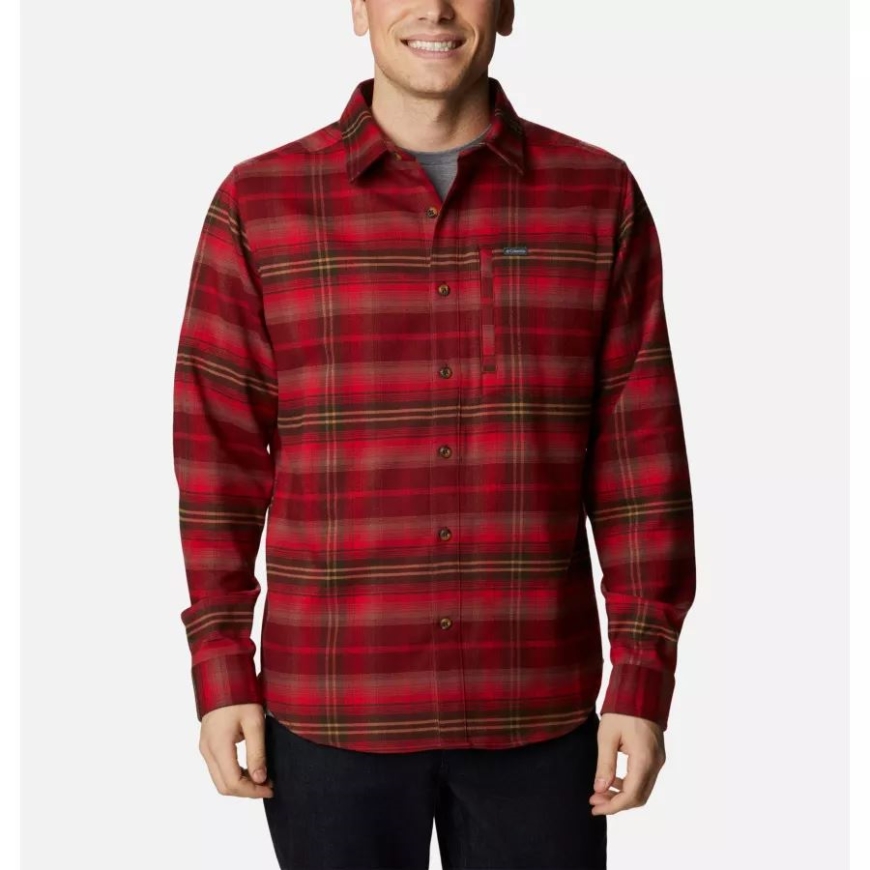 レッド ジャスパー マルチ オンブル コロンビア メンズ アウトドア エレメント Ii フランネル