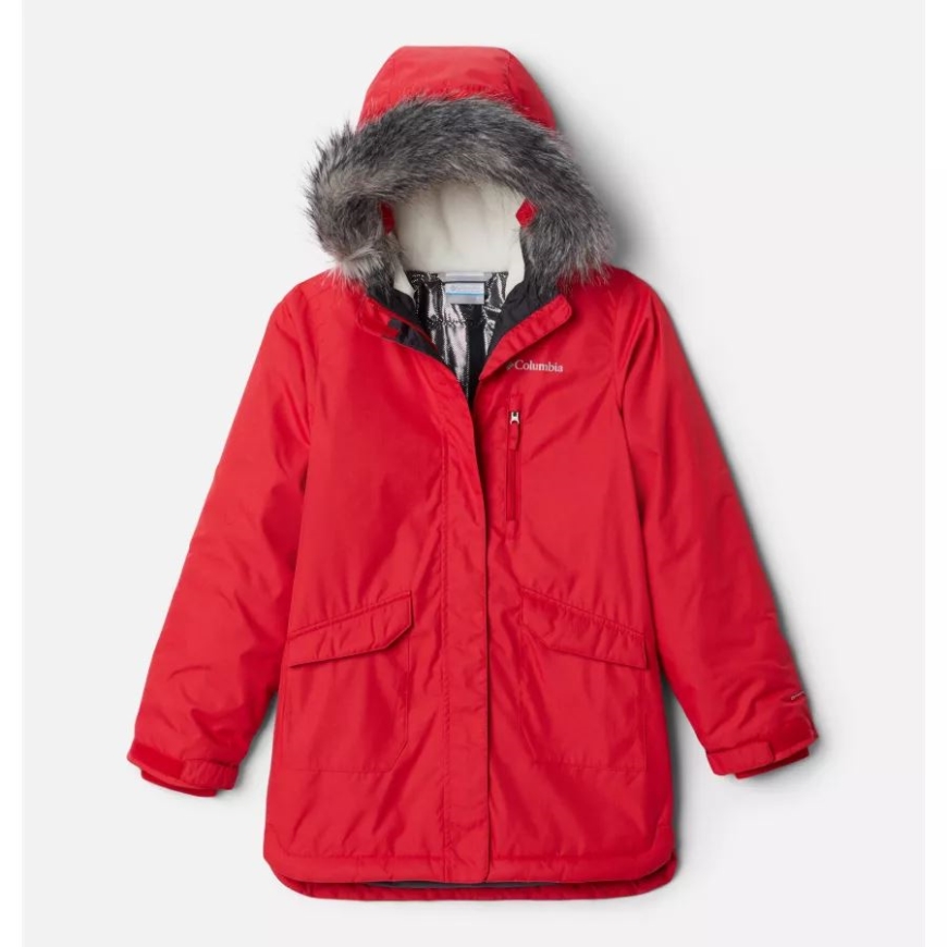 レッド リリー コロンビア ガールズ サトル マウンテン ロング インサレーテッド ジャケット